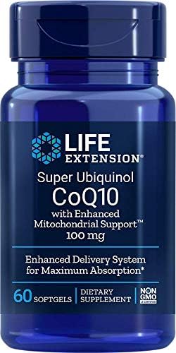 Super Ubiquinol CoQ10 with Enhanced Mitochondrial Support 100mg 60 Softgels (Pack of 2)