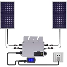 700W Solar Grid Tie Micro Inverter IP65 Waterproof Automatic Identification Power Inverters DC to AC 110V Microinverter for 30V 36V Solar Panel 700W