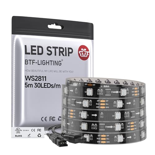 BTF-Lighting WS2811 Addressable LED Strip