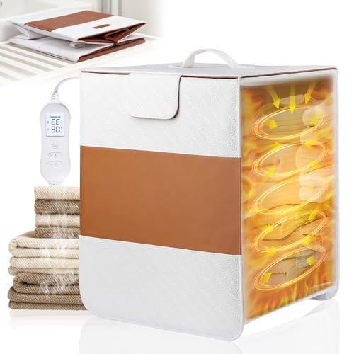 38L Foldable Towel Warmer for Bathroom, Large Capacity
