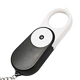 NIVOK 15x Einklappbare Taschenlupe mit Schlüsselring Tragbare LED-Lichtkontrolle, Münzen, Insekten, Steine, Karten, Kreuzworträtsel, Geschenke für Senioren und Kinder