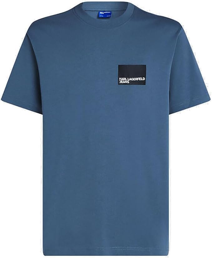 Karl Lagerfeld Jeans Regular Short Sleeve Box Logo T-Shirt Camiseta Hombre (Pack de 1)