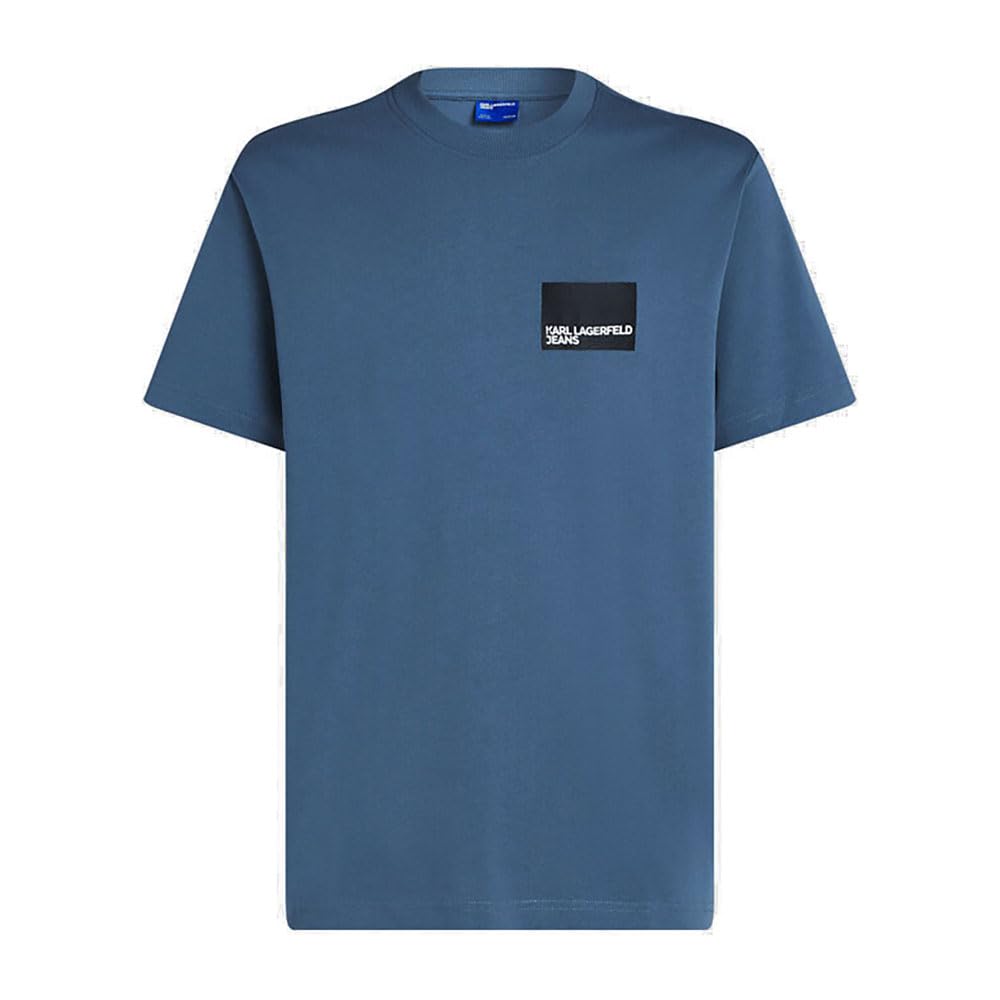 Karl Lagerfeld Jeans, Herren, Normales Kurzarm-T-Shirt Mit Box-Logo, Normale Passform