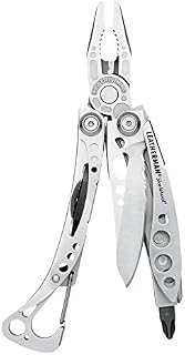 LEATHERMAN - Skeletool Lightweight Multitool with Combo Knife and Bottle Opener, Stainless Steel
