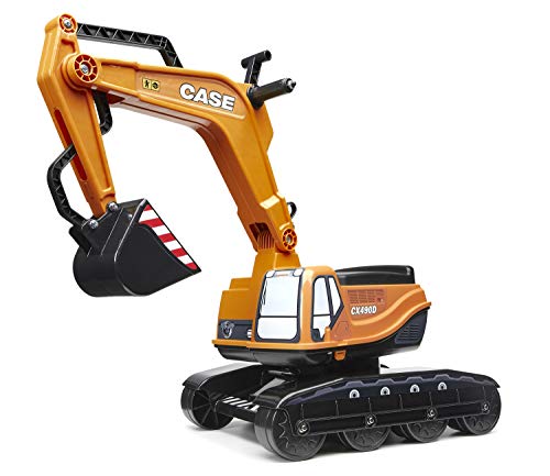 Falk Case CE Excavator with Opening seat, Push Ride-on for Kids +3 Years FA127