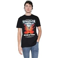 Stranger Things Vecna Rise Poster Camiseta Unisex, Negro, 4XL