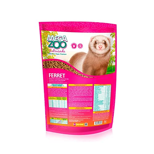 Ração MegaZoo - Extrusada Ferret 900g
