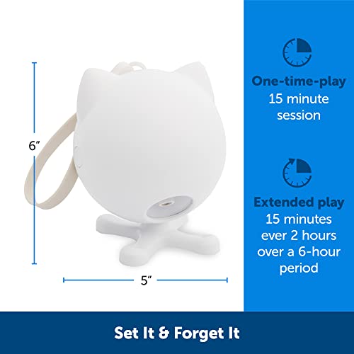 Petsafe Dancing Dot - Automatic Cat Laser Toy - Interactive - Relieves Anxiety & Boredom - Bug-Like Laser Pattern - Hands-Free Play - Hang From Doorknob Or Set On Elevated Surface - Play-All-Day Mode #TOP4