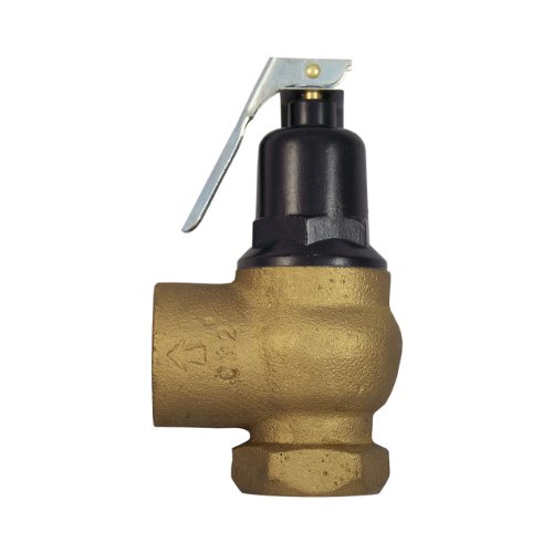 Cash Acme 3/4 x 1 Inch F-95 Iron Body Safety Pressure Relief Valve with Lever Set, 19497-0050