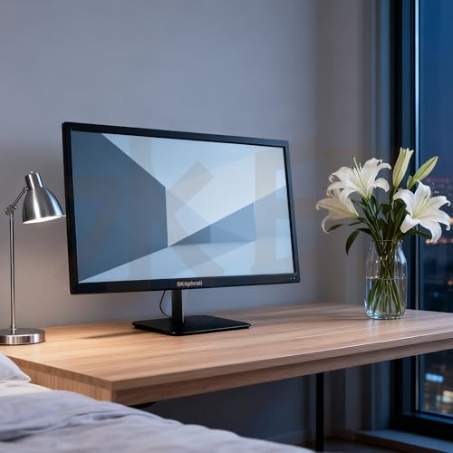 21,5 Zoll Touchscreen Monitor Full HD 1920x1080P, VESA, IPS Panel Desktop PC 10-Punkt Multi Touch screen PC Monitor mit HDMI & VGA & Typ-B Anschlüssen,Computer Touch Bildschirm, 75Hz, Schwarz