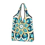 Sac de courses réutilisable : lavable et réutilisable, parfait pour les courses au supermarché, les vacances à la plage et les voyages