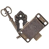 Serrures à clé pour placards de cuisine – cet ensemble de serrures de style ancien est conçu pour offrir une protection durable et fiable, garantissant la sécurité de vos objets précieux