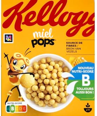 Kellogg's céréales miel pops 330g