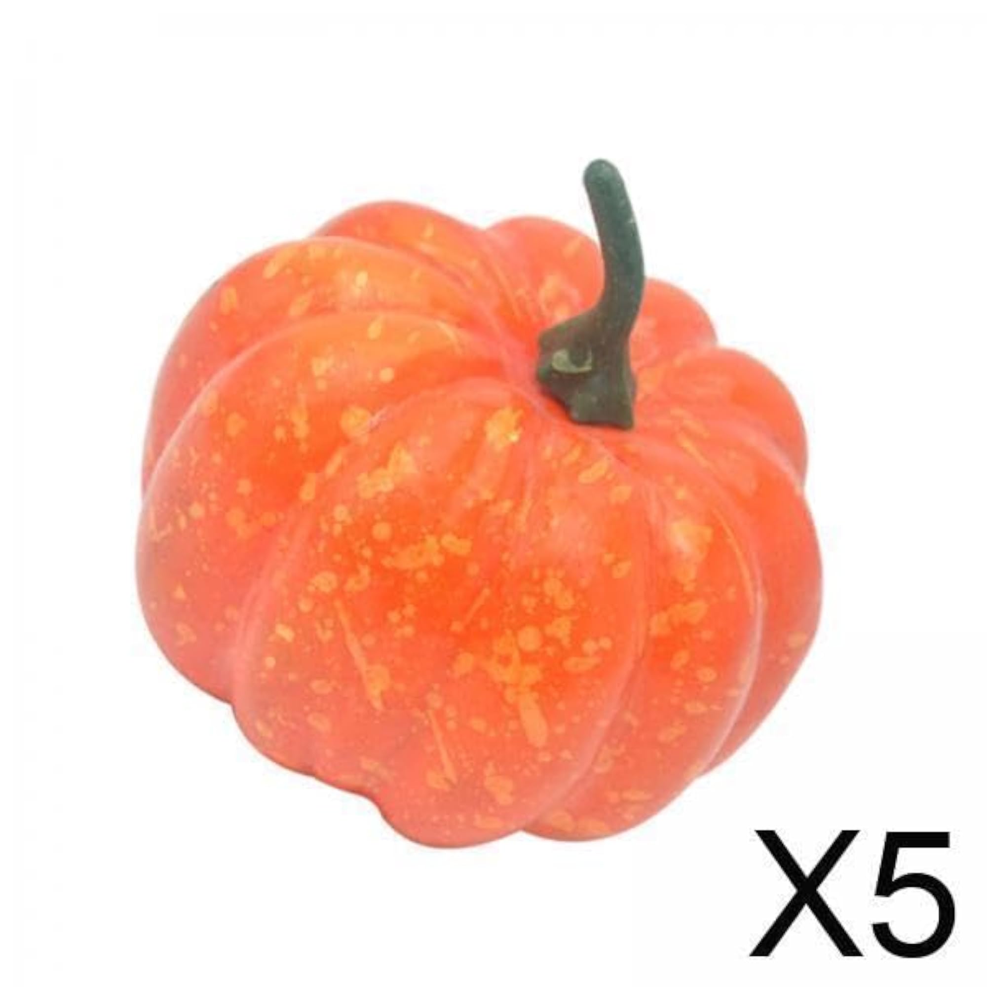 5x Artificial Decorative Pumpkin for Home Decor