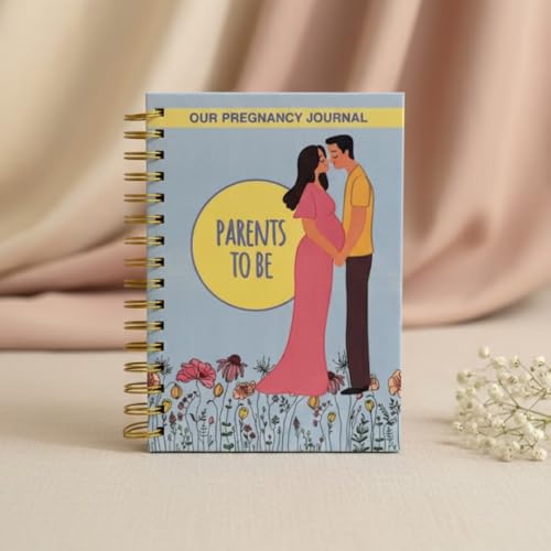 Image of Pregnancy Journal for Pregnant Women - 40-Week Bump Tracker & Memory Book with Stickers | Guided Pregnancy Planner with Prompts, Milestone Pages & Hardcover Keepsake | Gift for Expecting Moms (Water lilly)
