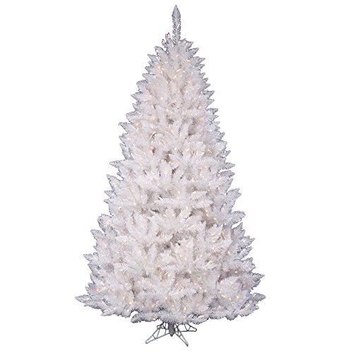 Vickerman 35' Sparkle White Spruce Artificial Christmas Tree with 150 Multi-colored LED Lights