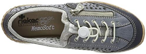 Rieker Women's N42p6-14 Low-Top Sneakers, Blue (Pazifik/Atlantic/Altsilber/Silverflower 14) 5 UK | Image 4