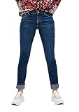 leichte Waschung s.Oliver Damen Slim Fit: Slim leg-Jeans blue 44.32