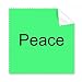 Peace Word Inspirational Quote Sayings Cleaning Cloth Phone Screen Glasses Cleaner 5pcs