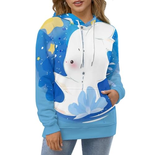 Sweat à capuche lapin étoilé : un pull confortable pour affronter le froid - 2