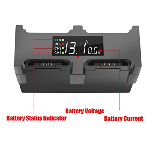 Rc Gearpro Dji Spark Parallel Battery Charger Hub Charging Station Compatible For Dji Spark Drone #TOP3