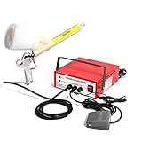 ✔ Regulador de presión ajustable que permite una dosificación precisa del polvo en la habitación. La pistola de pintura electrostática portátil PC03-5 para sistema de recubrimiento en polvo se utiliza para una variedad de piezas metálicas para el aspecto del moldeado por pulverización, de modo que la pieza alcanza la estética y la durabilidad deseadas.