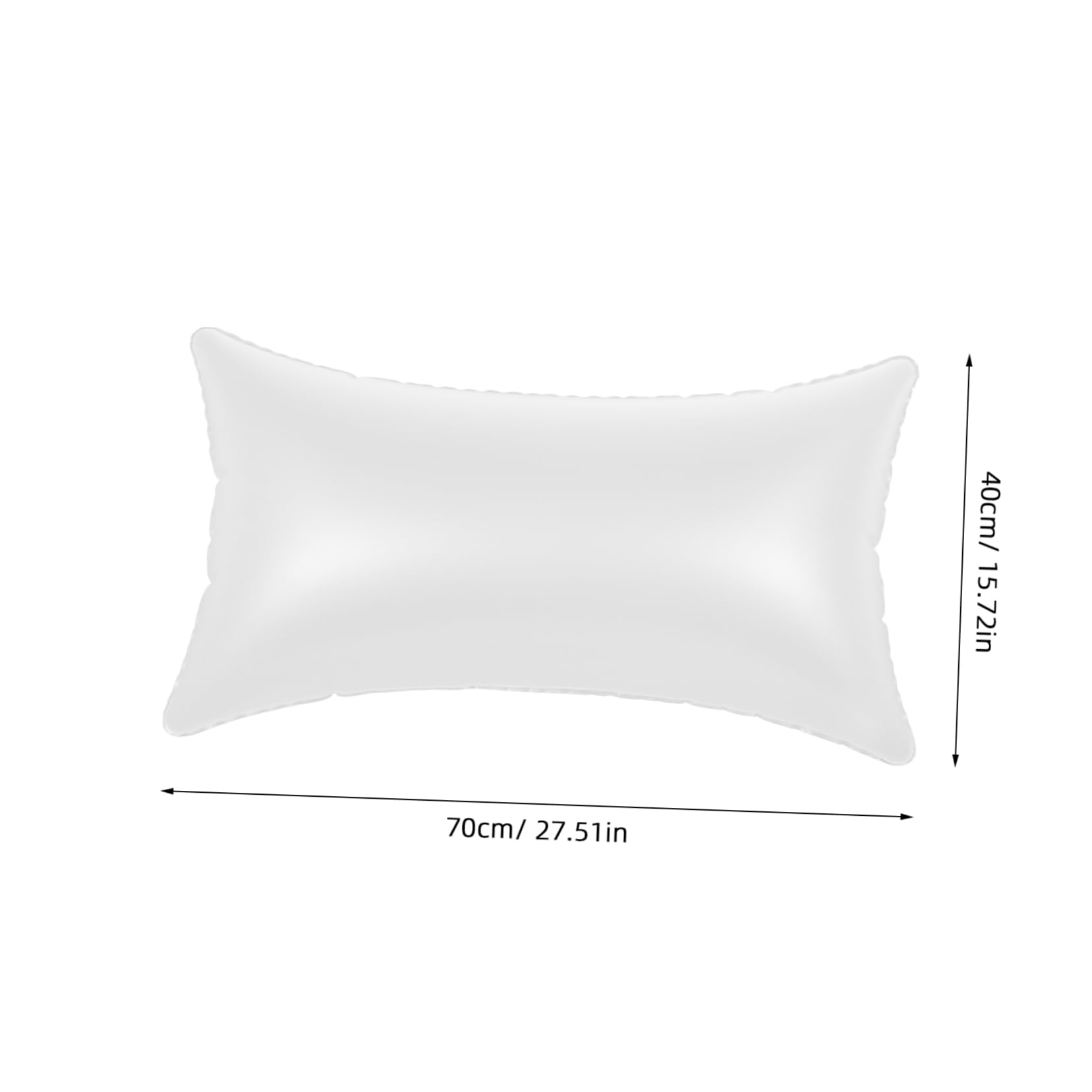 Alipis Transparent Inflatable Pillow for Camping Portable Cushion Inserts for Outdoor Use Comfortable Neck and Support Versatile Travel Pillow for Hiking and Car Trips Material