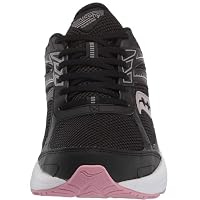 Saucony Women's Cohesion 14 Running Shoe, Black/Pink, 10.5 Wide — image 6