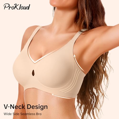 Bras for Women No Underwire Wireless Push up Bra Full Coverage Bralettes Comfortable Everyday Bras with Support and Lift4