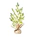 EAMBRITE 1.5' Led Pine Needle Snow Tree Light - Pre-lit Pine Needle Tree with 36 Beautiful & Long-Lasting Warm White Christmas Lights - Lighted Artificial Tree with 12 Branc