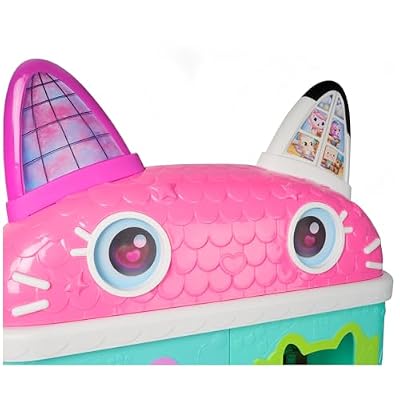 DREAMWORKS GABBY'S DOLLHOUSE: Gabby's Cat Dollhouse, Movie-Inspired Figure & Accessories, Toys for Boys & Girls Ages 3+