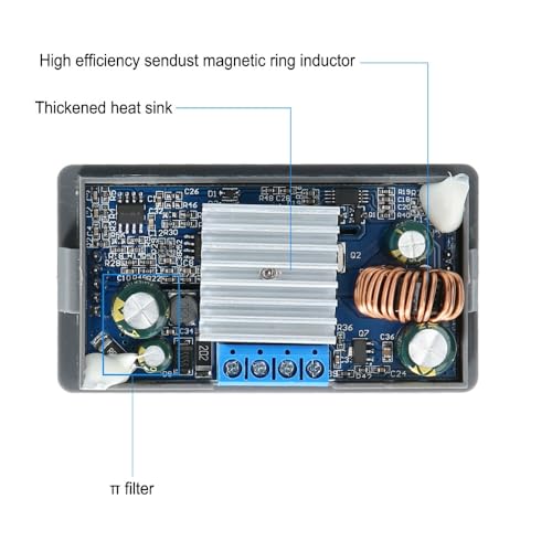 Image of ZK-4KX Boost Power Supply Module Programmable DC Adjustable Voltage /Current 0.5-30V /0-4A with LCD Display for DIY Electronics