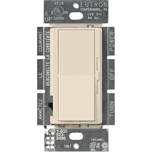 Lutron Diva Led+ Dimmer Switch For Dimmable Led, Halogen And Incandescent Bulbs, 250W/Single-Pole Or 3-Way, Dvcl-253P-La, Light Almond #TOP20