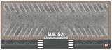 XXL 1/64 Scale Parking Lot Mouse Pad 90x40cm Non-Slip Rollable Desk Mat | Large Diorama Playmat for Hot Wheels, Matchbox, Mini GT, Tarmac, Inno64 and Diecast Car Collectors, Kids and Gamers