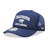 BH Fashion Company Charleston Southern University Buccaneers CSU Trucker Mesh Snapback Seal Hat Navy Blue