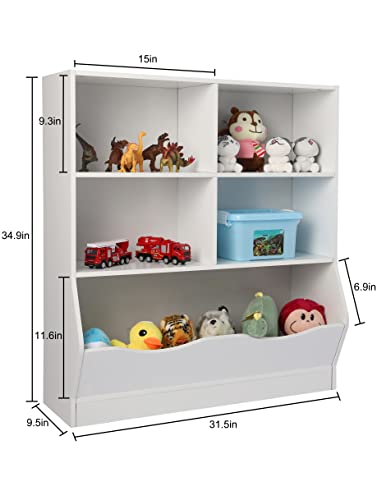 Toymate Toy Organizers And Storage, Kids Bookshelf And Bookcase For Playroom, Bedroom, Reading Nook, Toddler's Room, Nursery #TOP5