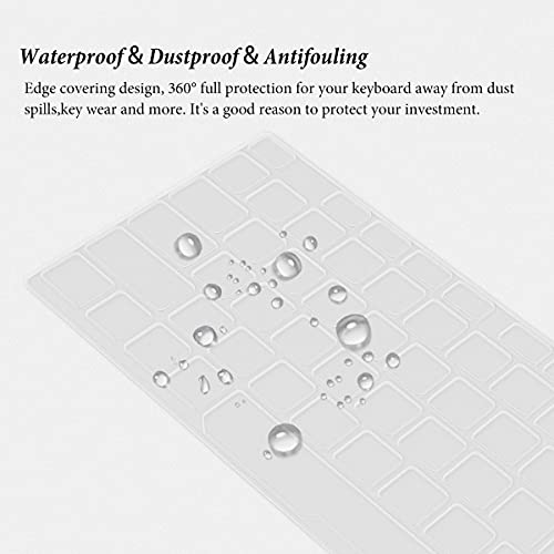 Keyboard Cover Compatible with 15.6\" ASUS TUF Gaming A15 TUF506IV TUF506IU TUF506IU-ES74 FA506 FX506,17.3\" ASUS TUF Gaming A17 TUF706IU/TUF Gaming F17 FX706,ASUS TUF Gaming A15 Ryzen 7 Cover-Clear