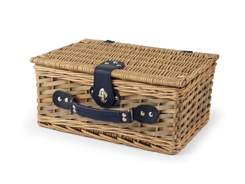H&h Picknickkorb mit Streifen, 36 x 26 x 16 cm