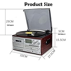 Tourne Disque Vinyle, Platine Vinyle CD, Cassette, AM/FM Radio Et Aux in avec L’encodage USB Port & SD – Télécommande… - Les Beatles, Paul McCartney, John Lennon, RIngo Starr, George Harrison Tourne Disque Vinyle, Platine Vinyle CD, Cassette, AM/FM Radio Et Aux in avec L'encodage USB Port & SD - Télécommande… – Image 7
