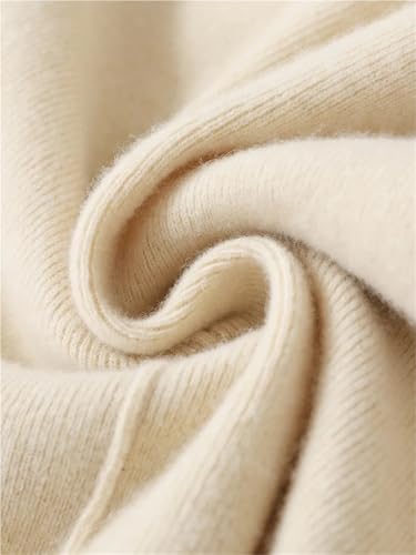 Women's Merino Wool Knitted Medium Length Skirt Soft Comfortable Warm Office Fashionable Skirt with Pocket3