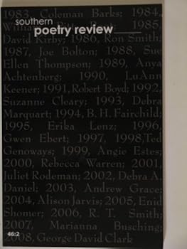 Unknown Binding Southern Poetry Review 46:2 (46:2) Book