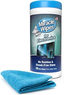 MiracleWipes for Electronics Cleaning - Screen Wipes Designed for TV, Phones, Monitors
