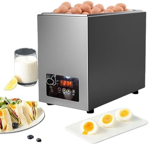 Electric Egg Cooker for 50 Eggs Capacity - Stainless Steel Poached & Tea Egg Machine