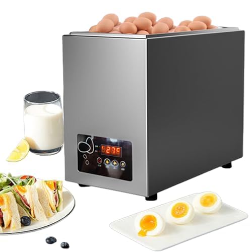 HPTHLY Electric Egg Cooker For 50 Eggs Capacity - Stainless Steel Poached & Tea Egg Machine
