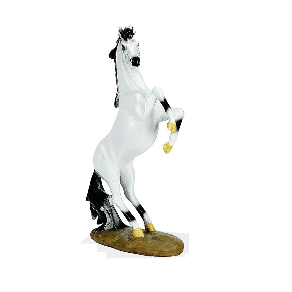 Statue de cheval en résine résistante pour décorations de maison et extérieurs