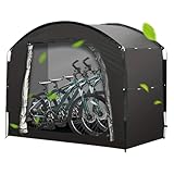 Cobertizo de almacenamiento para bicicletas, organizador de motocicleta de tela Oxford para equipos al aire libre y herramientas de jardín