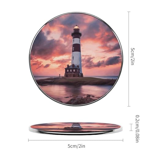 Aimants de réfrigérateur en alliage durable motif phare haute résistance pour tableau