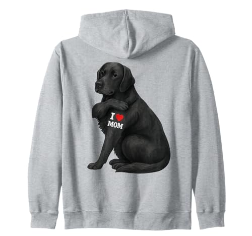 Black Labrador Mom Dog Owner Sweat à Capuche