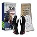 National Safety Apparel Class 0 Black Rubber Voltage Insulating Glove Kit with Leather Protectors, Max. Use Voltage 1,000V AC/ 1,500V DC (KITGC011)