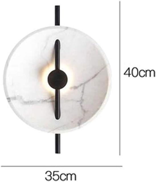 LHTCZZB LHTCZZB Indoor Imitation Marmeren Muur Licht Hotel Slaapkamer Nachtkastje Verlichting Lamp Gang Staircase Decoratie Lichten Restaurant Achtergrond Muur photo 2